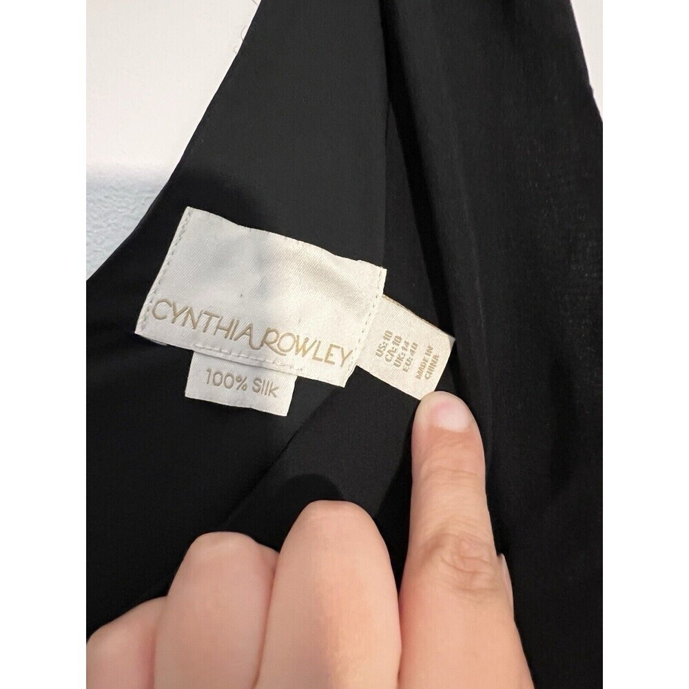 100% Silk Cynthia Rowley Dress - Size 10 - Picture 3 of 7